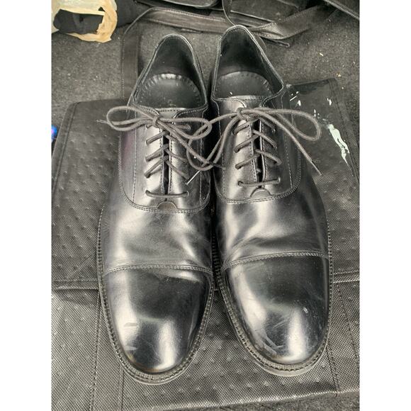 Cole Haan Men's Williams Cap Toe Oxford Black C12202 Size 10 - Picture 3 of 13